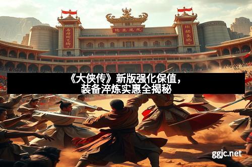 《大侠传》新版强化保值,装备淬炼实惠全揭秘